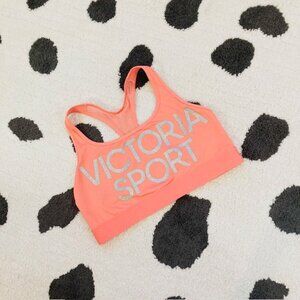 Victorias Secret Sport Size Large The Player Glitter Mesh Racerback Sports Bra